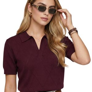 Flat Knit Office Polo Tee