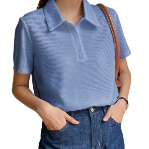Lightweight Casual Polo Top