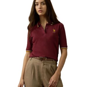 Relaxed Solid Polo Shirt
